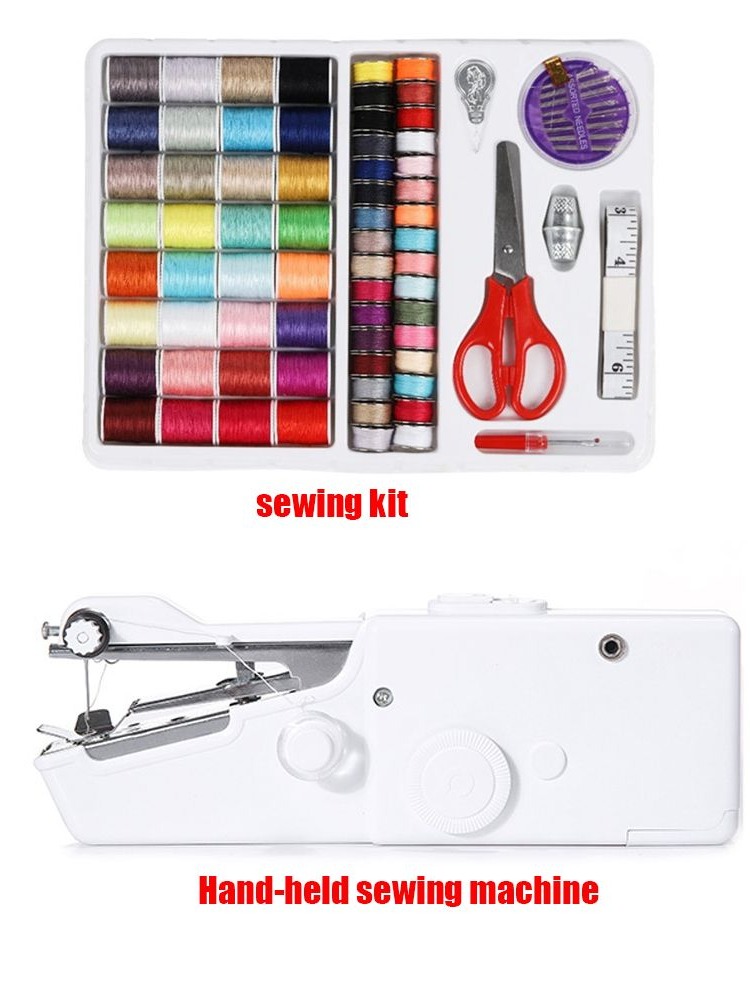 Mini Electric Sewing Machine Handheld - Perlengkapan Jahit Serbaguna untuk Perjalanan, Mesin