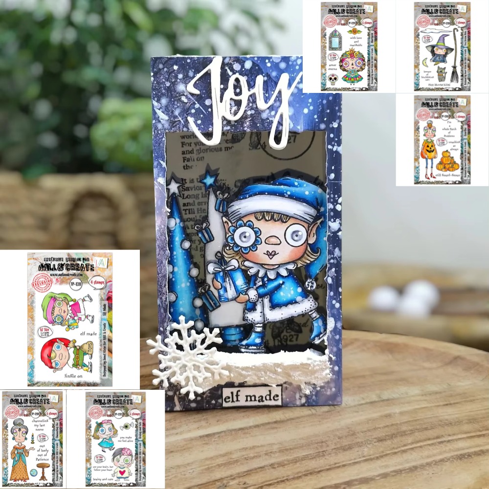 Clear Silicone Stamps For Card Making - Stempel silikon bening motif labu penyihir