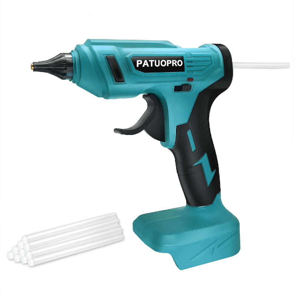 Hot Melt Glue Gun Cordless - PATUOPRO Pistol Lem Panas Elektrik Tanpa