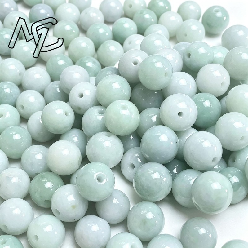 10 Buah Manik-Manik Batu Giok  - Beading ulasan dan harga