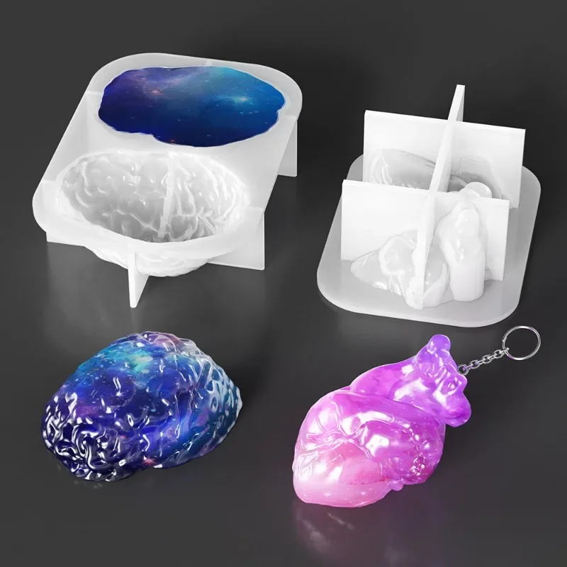Set Cetakan Silikon Bentuk Org - Silicone Epoxy Resin Molds Set ulasan dan harga
