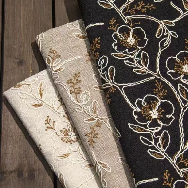 Kain Renda Tulle Bersulam, Lin - Sewing ulasan dan harga