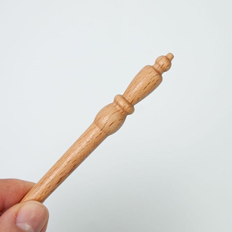 Bordir Manik-manik Bordir Pera - Wooden Crochet Hooks Ergonomic Handle ulasan dan harga