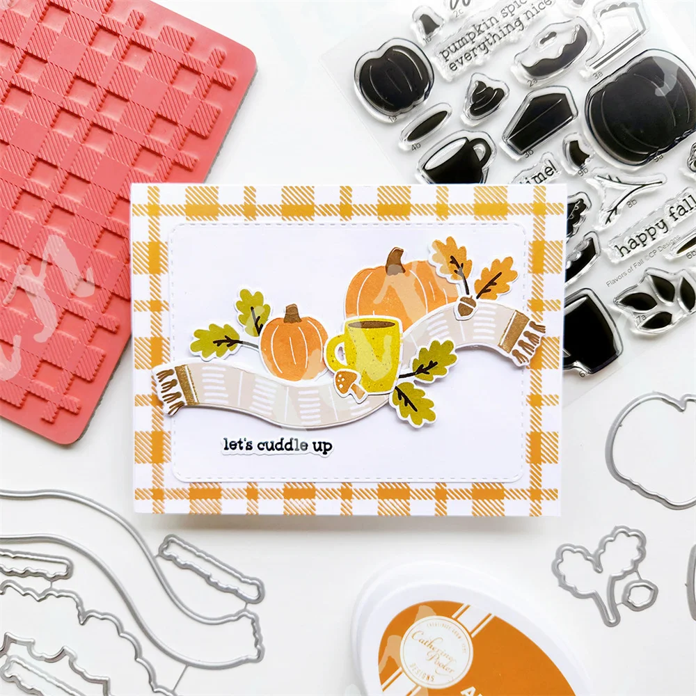 Stempel Latar Belakang Flanel, - Clear Silicone Stamps For Card Making ulasan dan harga