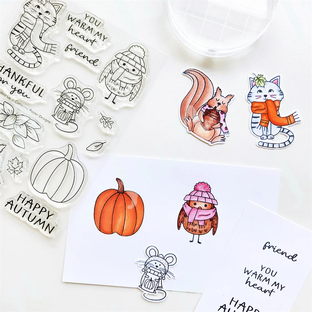 Stempel Latar Belakang Flanel, - Clear Silicone Stamps For Card Making ulasan dan harga