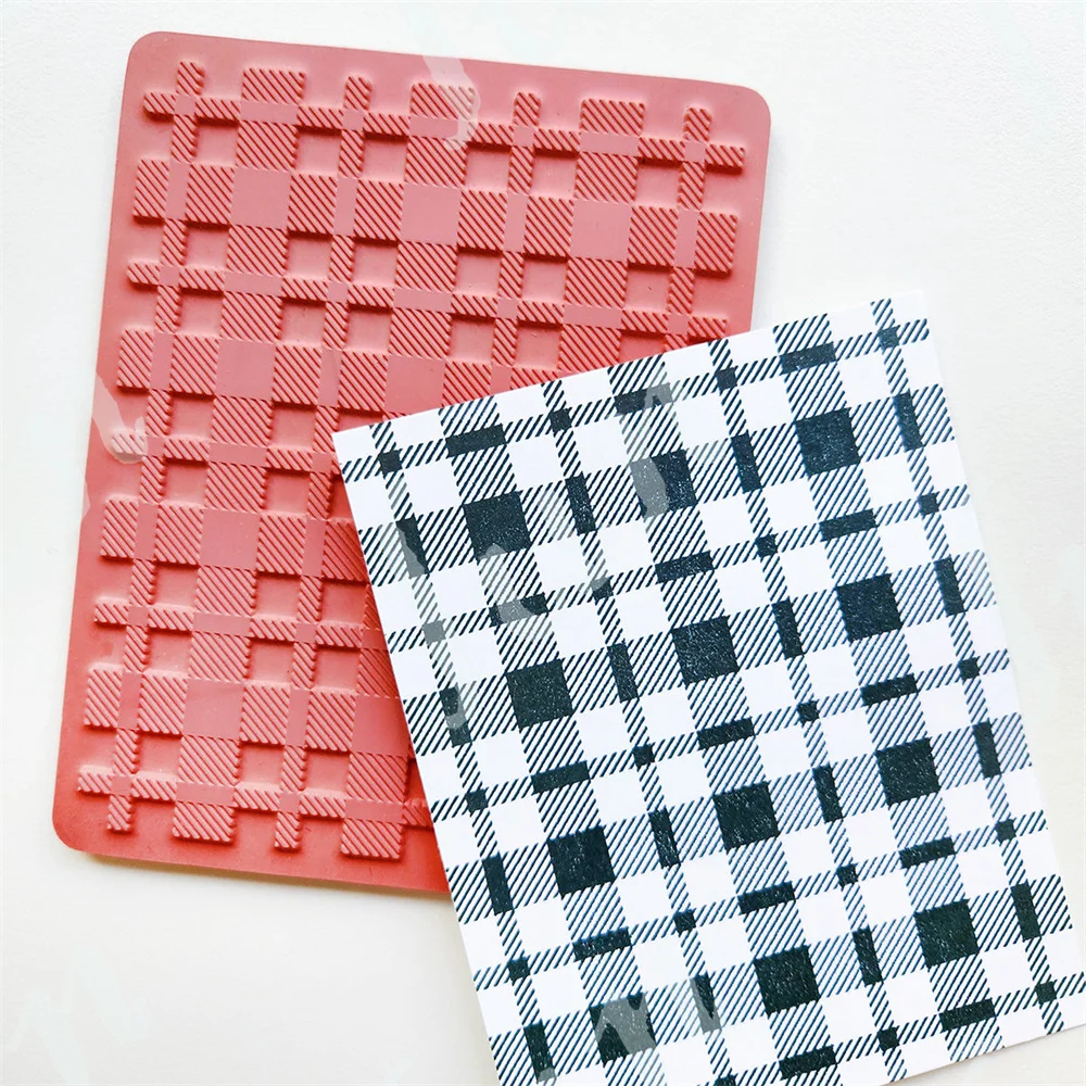 Stempel Latar Belakang Flanel, - Clear Silicone Stamps For Card Making ulasan dan harga