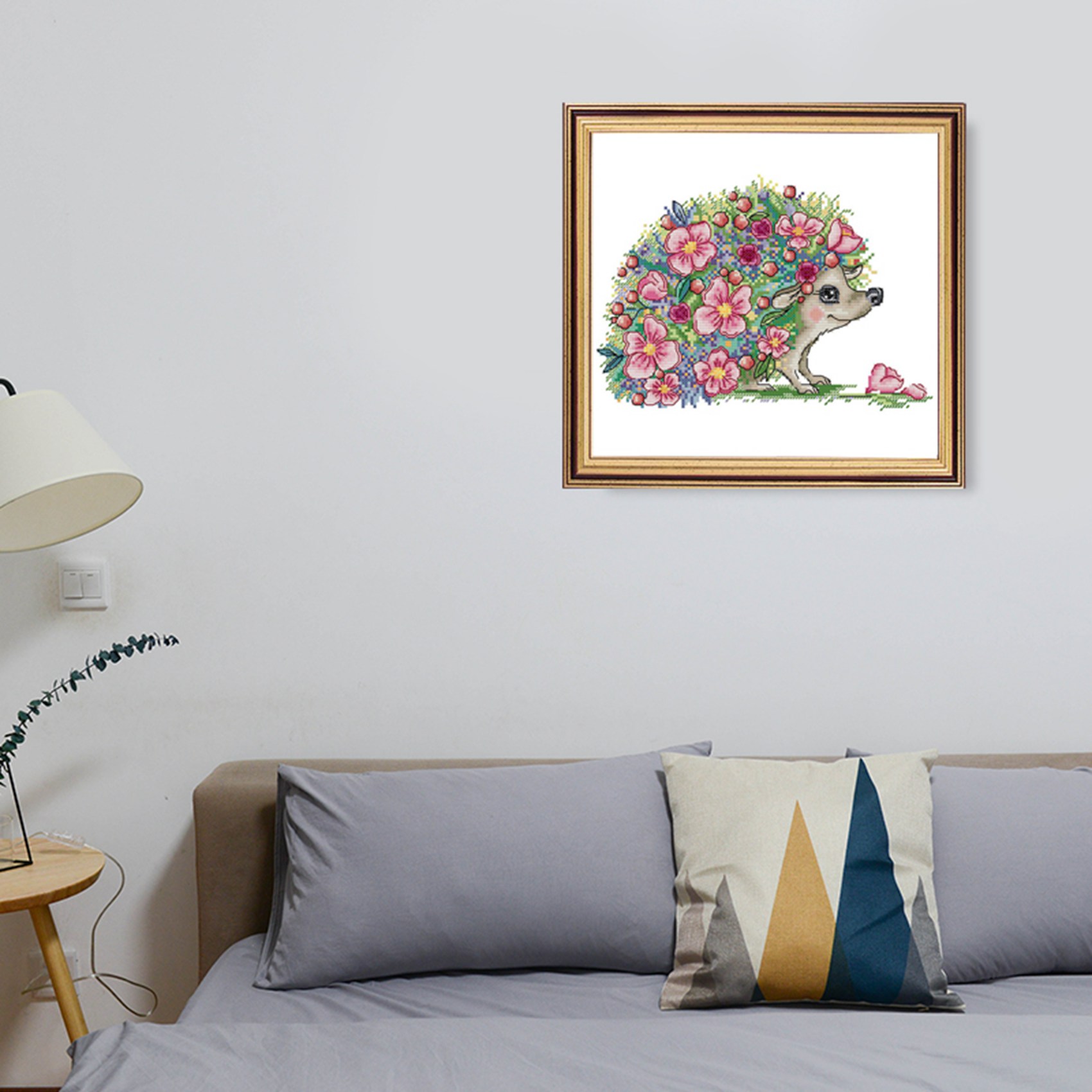 Paket Perlengkapan Sulaman Sil - Cross Stitch Stamped Kits Beginners ulasan dan harga