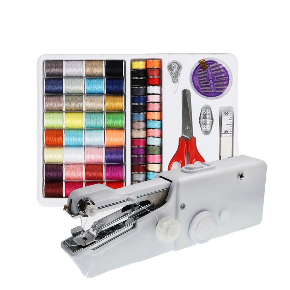 Perlengkapan Jahit Serbaguna u - Mini Electric Sewing Machine Handheld ulasan dan harga
