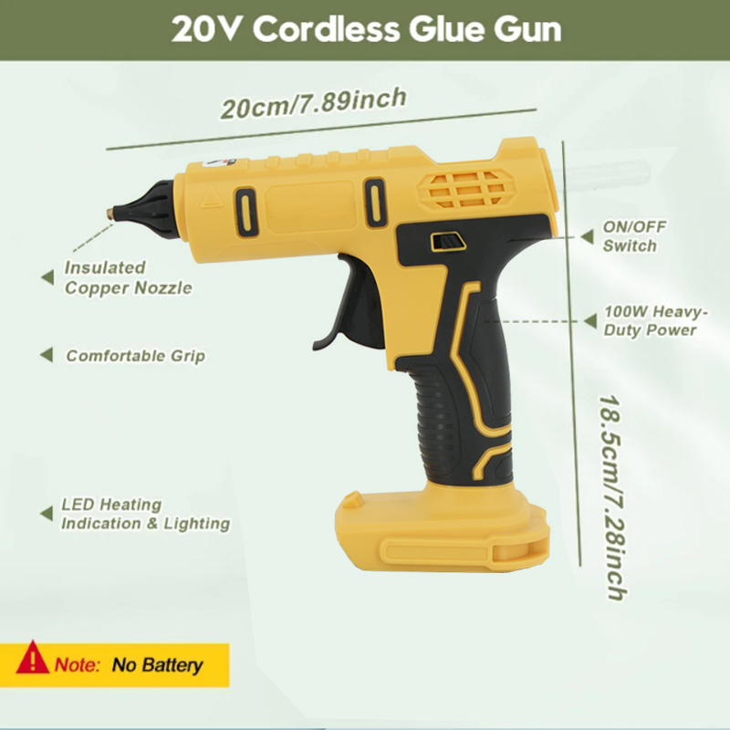 Pistol Lem Panas Elektrik Tanp - Hot Melt Glue Gun Cordless ulasan dan harga
