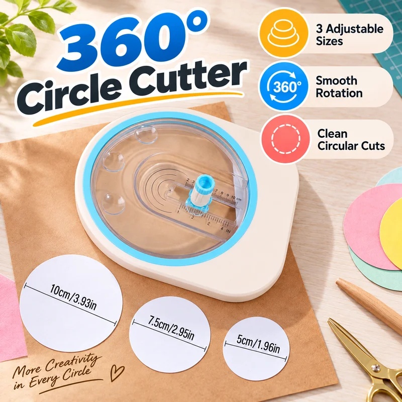 360 °   Alat Pemotong Kertas d - Scrapbooking ulasan dan harga