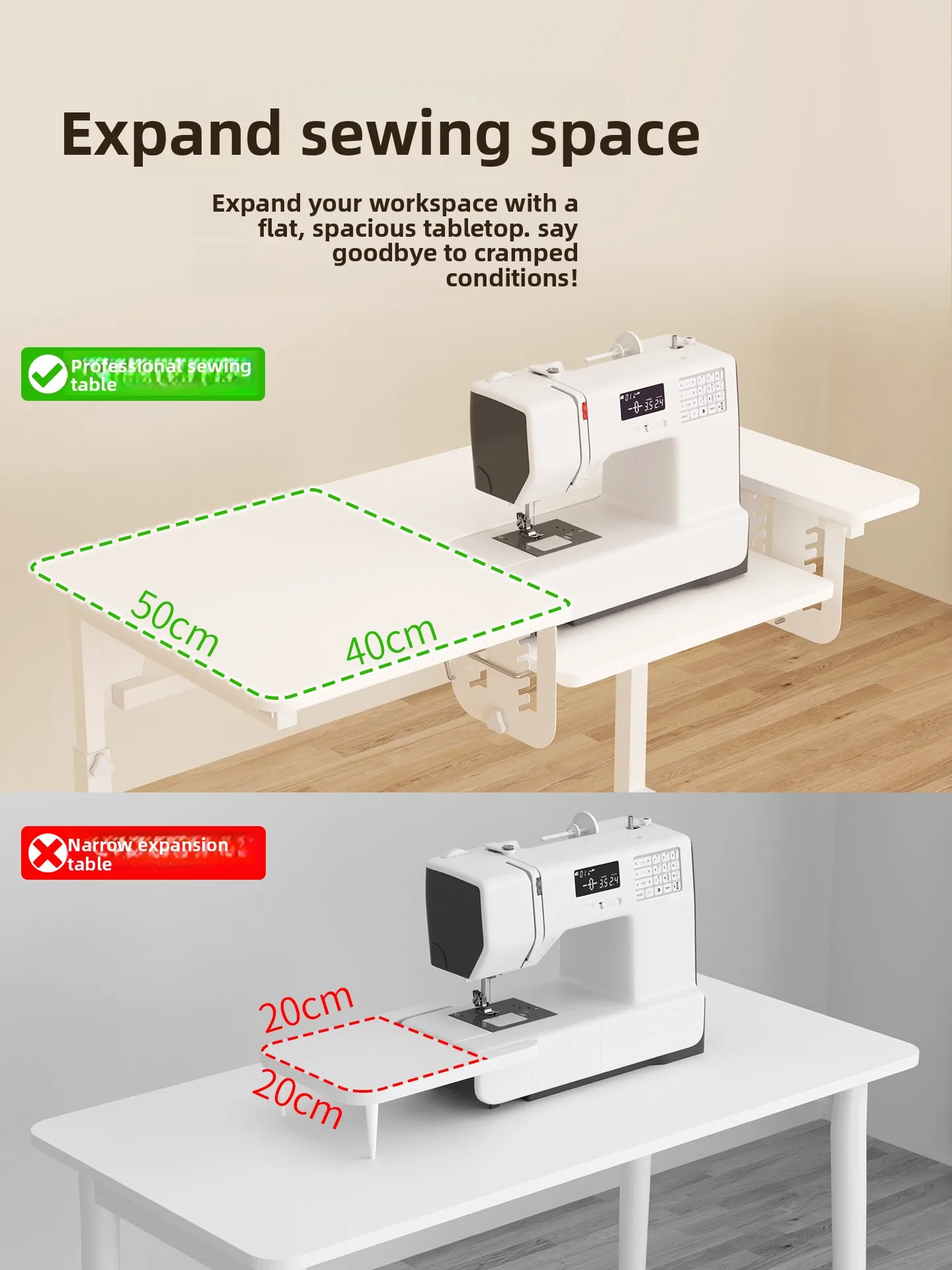 Meja Jahit yang Dapat Disesuai - Sewing ulasan dan harga