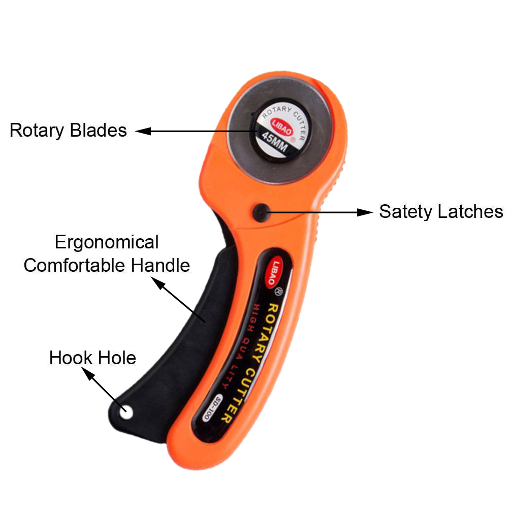 Pisau Pemotong Putar 45mm untu - Rotary Cutter For Fabric 45Mm ulasan dan harga