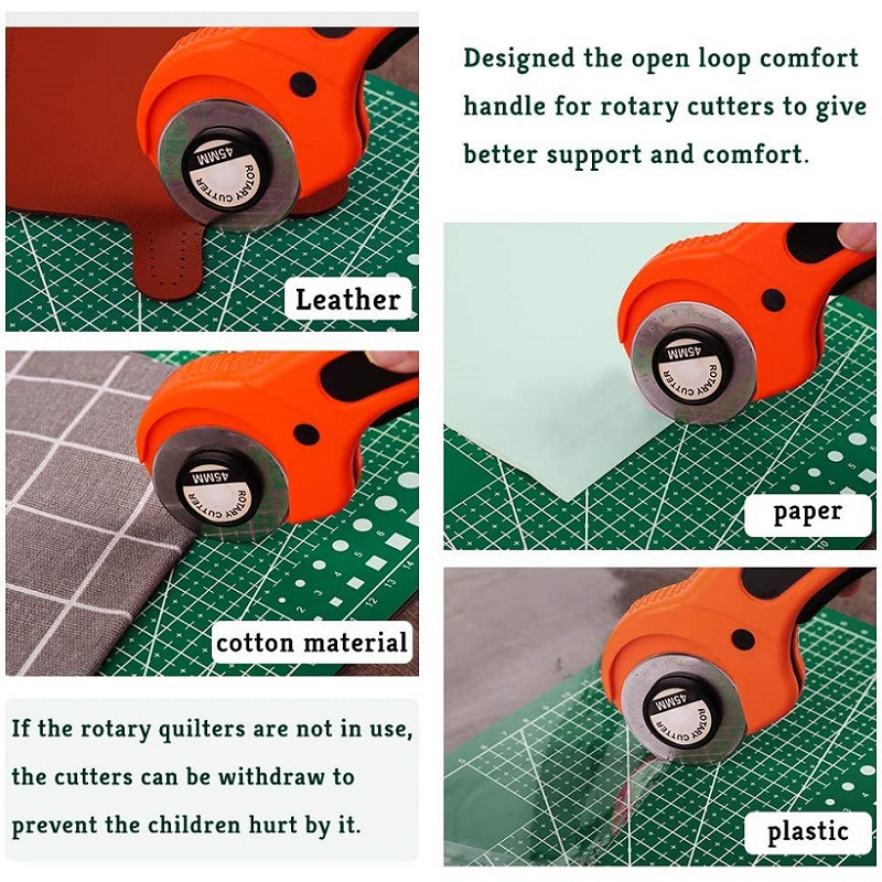 Pisau Pemotong Putar 45mm untu - Rotary Cutter For Fabric 45Mm ulasan dan harga