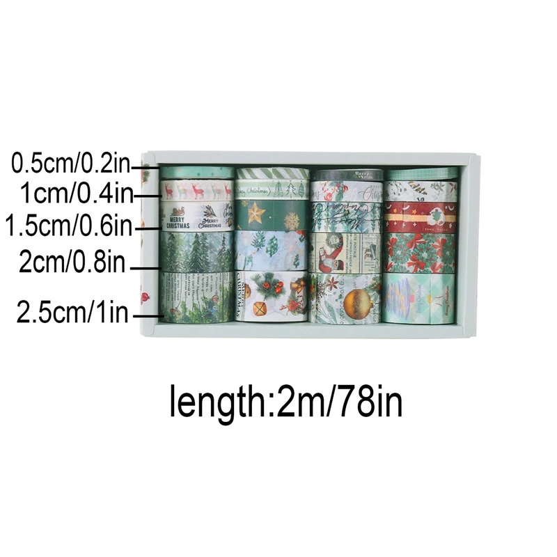 20 Gulung Pita Washi Bertema N - Scrapbooking ulasan dan harga