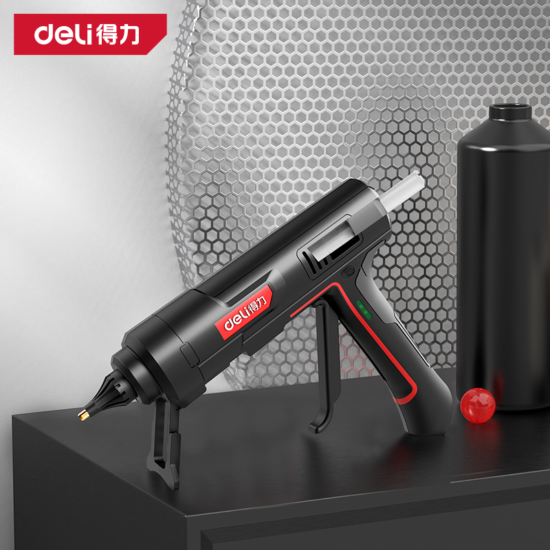DELI 300W Pistol Lem Panas Min - Hot Melt Glue Gun Cordless ulasan dan harga