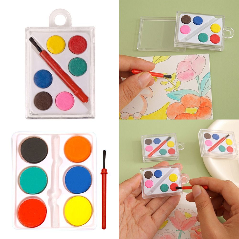 Set Cat Air Portabel dengan Ku - Watercolor Paint Set Solid Pigment ulasan dan harga