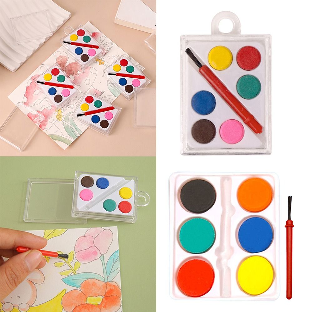 Set Cat Air Portabel dengan Ku - Watercolor Paint Set Solid Pigment ulasan dan harga