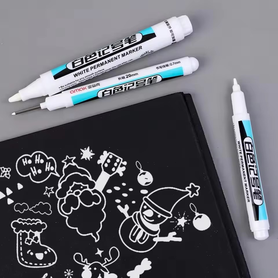 Spidol Permanen Putih 0,7/1,0/ - Painting Supplies ulasan dan harga