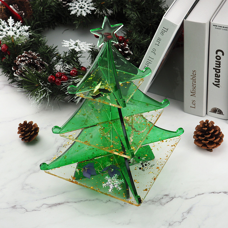 Pohon Natal Kepingan Salju Pen - Silicone Epoxy Resin Molds Set ulasan dan harga