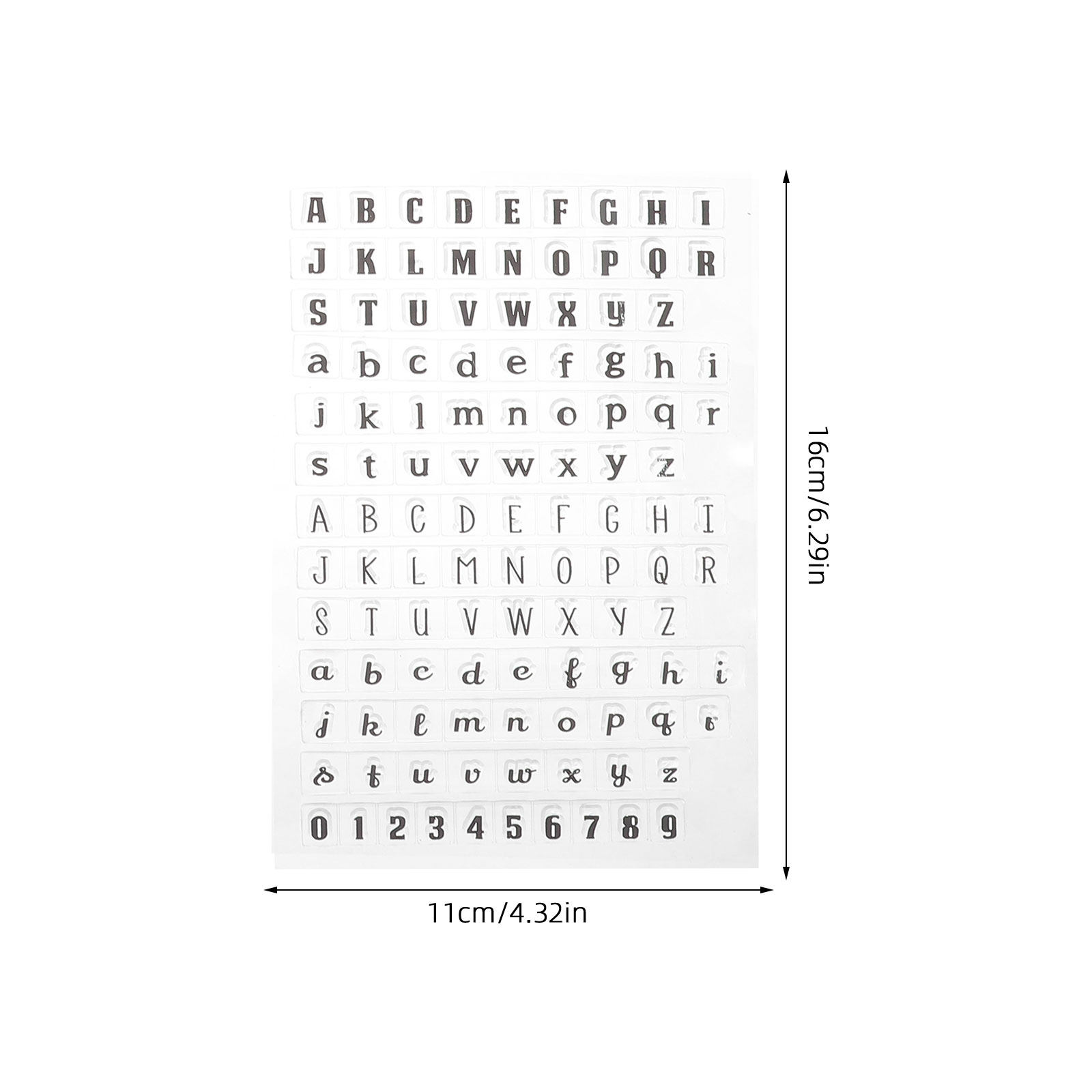 4 Buah Stempel Transparan untu - Clear Silicone Stamps For Card Making ulasan dan harga