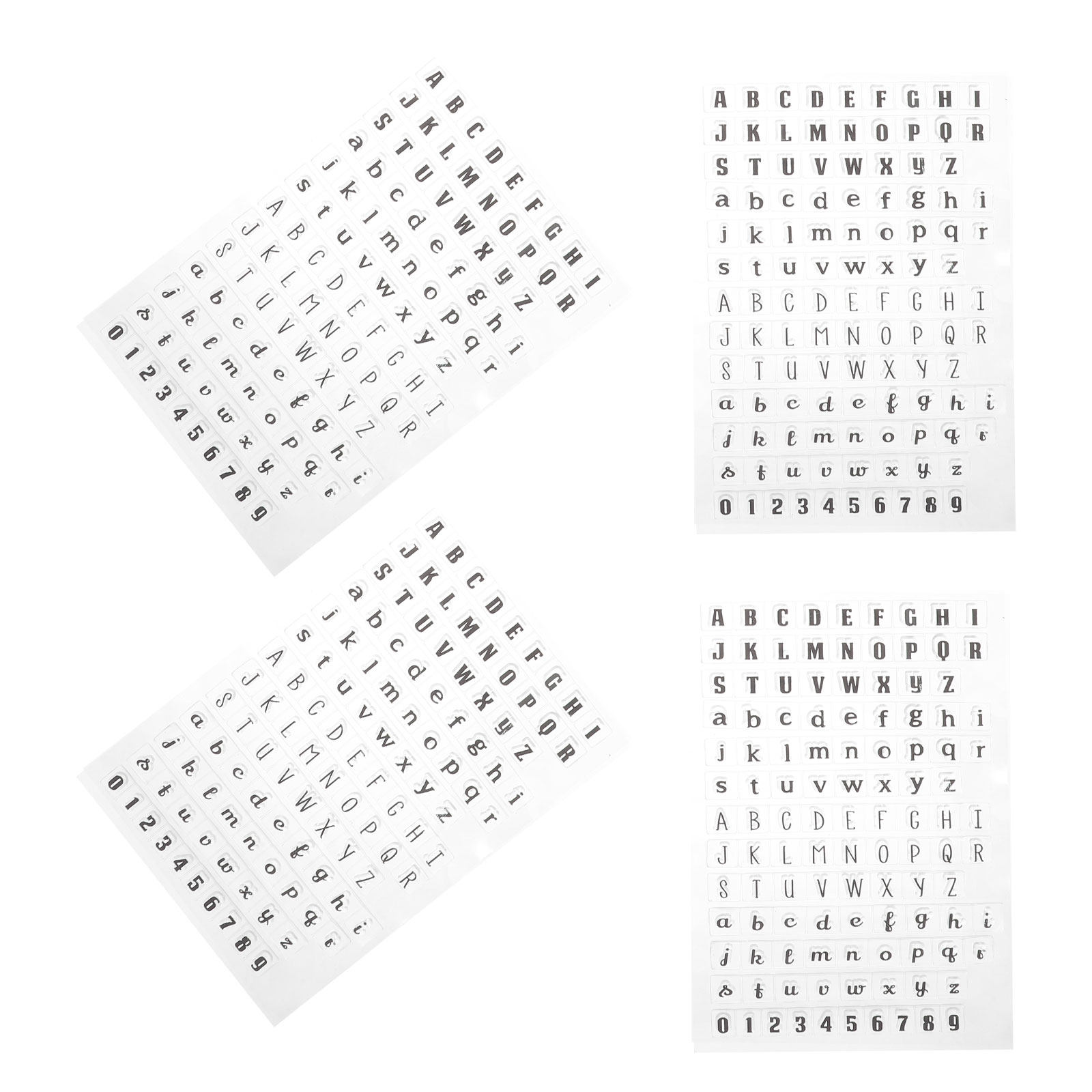 4 Buah Stempel Silikon Transpa - Clear Silicone Stamps For Card Making ulasan dan harga